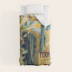 1910 Fernet Branca Liqueur Aperitif Advertisement Duvet Cover