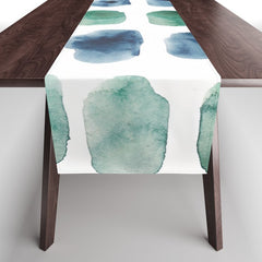17 Minimalist Art 220419 Abstract Expressionism Watercolor Painting Valourine Design Table Runner