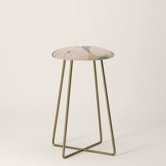 70s big flower botanical land 2 Stool