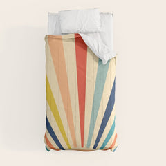 60s retro sun Comforter