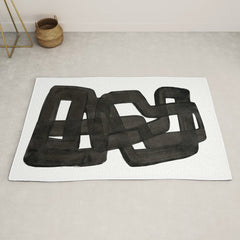 Boulder' Mid Century Modern Fun Abstract Shapes Rug