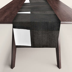 Boulder' Mid Century Modern Fun Abstract Shapes Table Runner