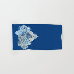 4 Four 4 Blue and White Ginger Jars Bath Towel