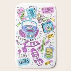 90s Summer Bath Mat