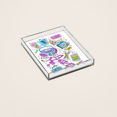 90s Summer Acrylic Tray
