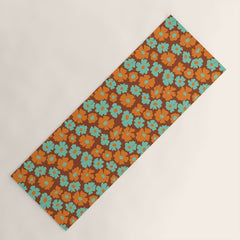 70's Retro print Yoga Mat