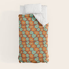 70's Retro print Duvet Cover