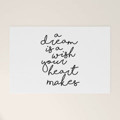 A Dream Is A Wish Your Heart Makes Welcome Mat
