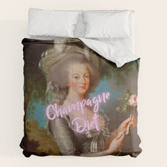Champagne Diet' Marie Antoinette Comforter