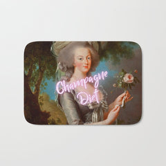 Champagne Diet' Marie Antoinette Bath Mat