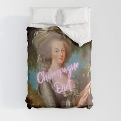 Champagne Diet' Marie Antoinette Comforter