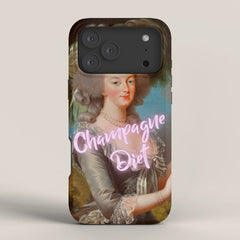 Champagne Diet' Marie Antoinette iPhone Case