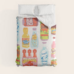 90s Drinks Comforter