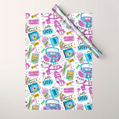 90s Summer Wrapping Paper