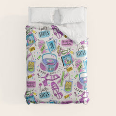 90s Summer Duvet Cover