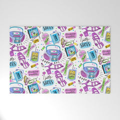 90s Summer Welcome Mat