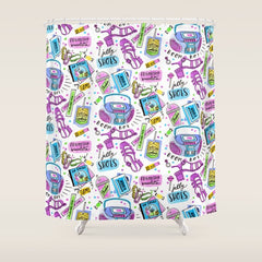 90s Summer Shower Curtain