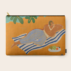 A Day At The Beach Carry All Pouch