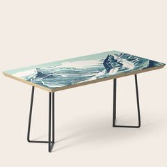 2021 Ski Stowe Vermont Vintage Poster Coffee Table