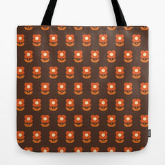 70s Flower Pattern #1 Tote Bag