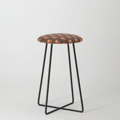 70s Flower Pattern #1 Stool
