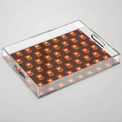 70s Flower Pattern #1 Acrylic Tray