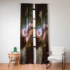 Champagne Diet' Marie Antoinette Window Curtain