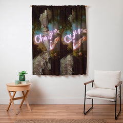 Champagne Diet' Marie Antoinette Window Curtain