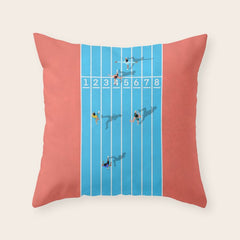 100m Throw Pillow