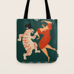 A Date With The Wild Cat Tote Bag