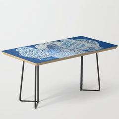 4 Four 4 Blue and White Ginger Jars Coffee Table