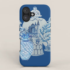 4 Four 4 Blue and White Ginger Jars iPhone Case