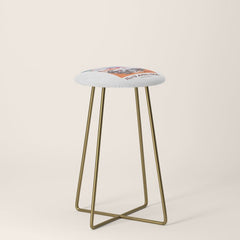1936 Monaco Grand Prix Race Poster Stool