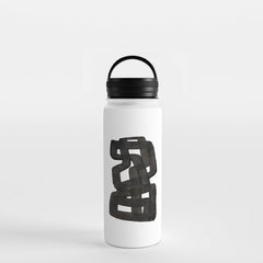 Boulder' Mid Century Modern Fun Abstract Shapes Water Bottle
