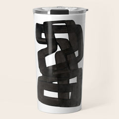 Boulder' Mid Century Modern Fun Abstract Shapes Travel Mug