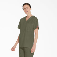 Unisex EDS Signature V-Neck Scrub Top
