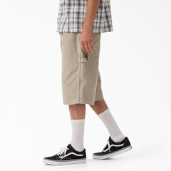 Worn In Relaxed Carpenter Duck Shorts, 13"