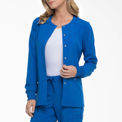 Women's EDS Essentials Snap Front Scrub Jacket