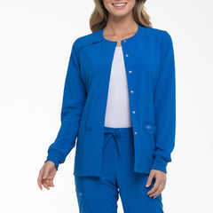 Women's EDS Essentials Snap Front Scrub Jacket