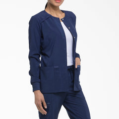 Women's EDS Essentials Snap Front Scrub Jacket