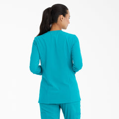 Women's EDS Essentials Snap Front Scrub Jacket