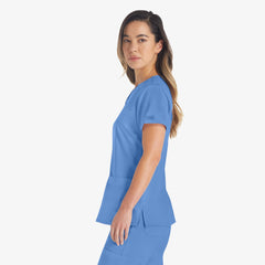 Women's EDS Essentials V-Neck Scrub Top