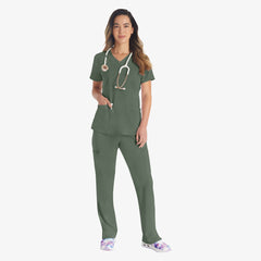 Women's EDS Essentials V-Neck Scrub Top