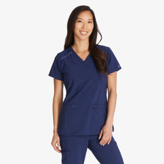 Women's EDS Essentials Mock Wrap Scrub Top