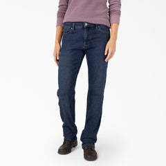 Women's Lined Relaxed Fit Jeans