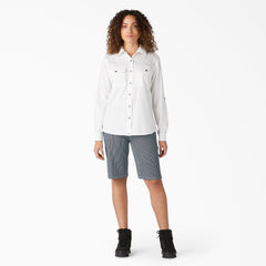 Women's Long Sleeve Roll-Tab Work Shirt
