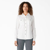 Women's Long Sleeve Roll-Tab Work Shirt