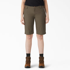 Women's Relaxed Fit Duck Carpenter Shorts, 11"