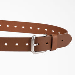 Women's Perforated Leather Belt