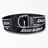 Women's D-Ring Logo Print Web Belt